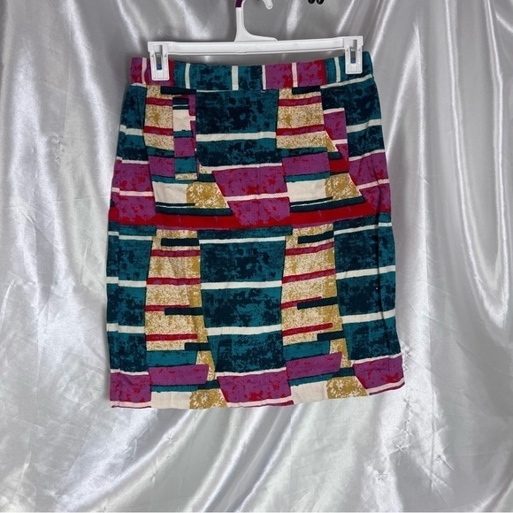 Dolce Vita Colorful Textured Pencil Skirt with Pockets Size 12 - Picture 3 of 7